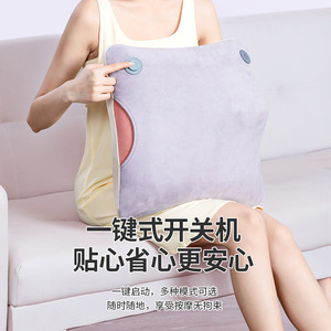 Almohada de masaje para todo el cuerpo, recargable, alimentada por USB, compresa caliente, cojín de masaje para espalda, cuello, cintura y piernas - Product Image 2