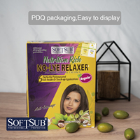 Sachet OEM sans soude, marque privée, relaxant capillaire régulier Dark and Lovely pour les personnes noires, mini