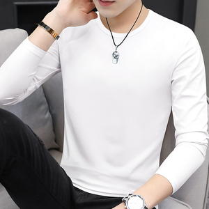 Men's basic long-sleeved T-shirt, soft, skin-friendly and comfortable top - Product Image 2