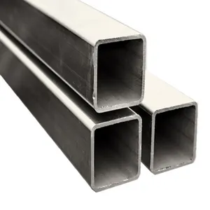 Tuyau carré et rectangulaire en acier galvanisé, Tube carré, acier allié, 18mm