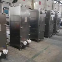 Échangeur de chaleur à plaques en acier inoxydable SS304 de qualité alimentaire, détachable, facile d'entretien, joint EPDM/NBR pour le refroidissement/chauffage des liquides, garantie 1 an