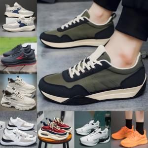 Chaussures de sport pour hommes, styles populaires et très demandés, tendance rétro 2026, chaussures plates décontractées à coupe basse, en stock - Product Image 1