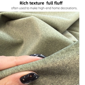ベルベット生地 カリフォルニア製 家具用生地 オリーブグリーン ソファ ベルベット生地 高品質 - Product Image 4