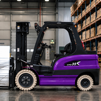 Chariot élévateur industriel au lithium 4 tonnes avec pneus en polyuréthane, déplaceur latéral, pour entrepôt en acier, usine OEM - Offre spéciale