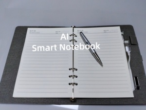 Idée promotionnelle de luxe pour hommes : Coffret cadeau avec bloc-notes intelligent à commande vocale, cadeau d'affaires de luxe, logo personnalisé, fournitures de bureau - Product Image 5