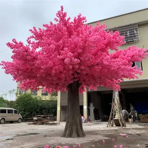 O-320 centrotavola per interni in seta bianca artificiale grande albero di fiori di ciliegio per la decorazione di Halloween della festa di san valentino di natale di nozze