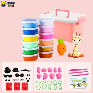 JITENG Ensemble de pâte <span class=keywords><strong>à</strong></span> <span class=keywords><strong>modeler</strong></span> <span class=keywords><strong>à</strong></span> séchage <span class=keywords><strong>à</strong></span> <span class=keywords><strong>l</strong></span>'<span class=keywords><strong>air</strong></span>, pâte <span class=keywords><strong>l</strong></span>égère et souple, jouet artistique et créatif, pâte <span class=keywords><strong>à</strong></span> <span class=keywords><strong>modeler</strong></span> éducative, 12 couleurs - Product Image 2