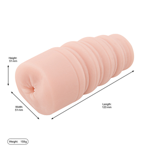 Alta Qualidade Real Macio TPE Texturizado Vagina Bolso Cilindro Pussy Masturbator Cup Brinquedos para Homens - Product Image 6