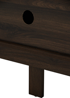Nuhoom - Mueble de TV Moderno y Clásico con Patas de Metal Resistentes y Tablero Laminado, Artesanía Malasia, Mueble de Salón Independiente