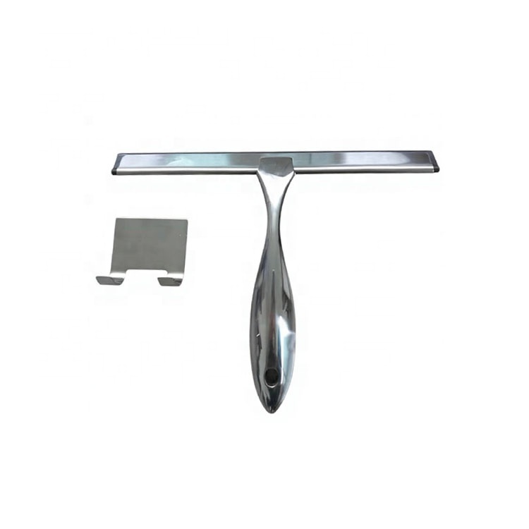 BX New Design Stainless Steel Bathroom Squeegee Mirror Window Glass Wiper Cleaning with Zinc Plated and Non-slip Handle · image 4