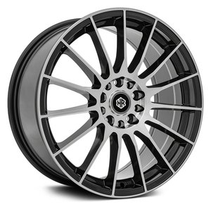 Jantes en alliage d'aluminium moulées, finition noir mat, 5x112mm PCD, 30mm ET, 35 rayons, design concave - Product Image 2
