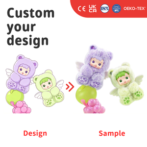 Juguete de Peluche con Expresión de Enojo en Caja Sorpresa, Fabricación Personalizada OEM ODM, Bajo MOQ, Tela Suave, Producción Rápida, Personaje con Cara <span class=keywords><strong>Triste</strong></span> - Product Image 2