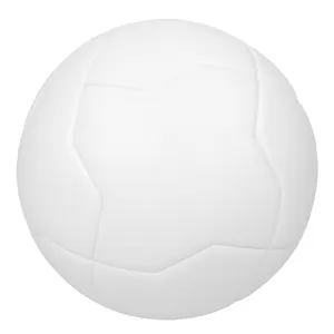 格安ホワイトPUサッカーサッカーボールカスタムマッチサイズ54熱接着サッカーサッカーボール
