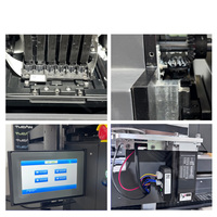 Impresora UV Plana A1 de 60*90cm con Dos o Tres Cabezales Xp600 o I3200 U1 I1600 para Impresión Directa en Cualquier Material Plano CMYK W V
