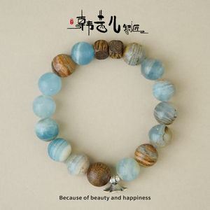 Bracelet unisexe en pierres naturelles et cristaux, style bohème, Amazonite, Opale Jaune, Dragon Vert, Vintage, pour tous les jours, Bracelets fins perlés - Product Image 4
