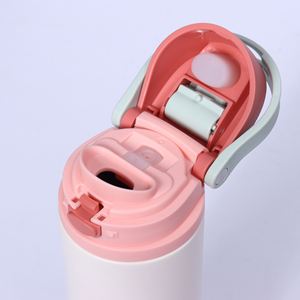 Vaso Térmico Portátil de Acero Inoxidable 304 con Asa y Tapa Pop-Up, Ideal para Coche, Senderismo, Deportes y Viajes, Aislamiento de 6-12 Horas - Product Image 3