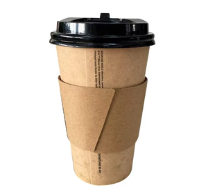 Custom Logo Printed Coffee Sleeve <strong>Personalized</strong> <strong>Paper</strong> <strong>Cups</strong> - Product Image 2