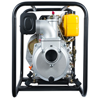 VISION DWP80 Pompe à eau portable agricole OEM à haut débit, moteur diesel auto-amorçant en aluminium de 3 pouces, 6 CV