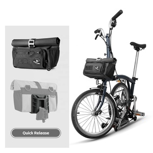 Rhinowalk <span class=keywords><strong>COSMOPOLIS</strong></span> 4L bolsa de manillar de bicicleta urbana compacta almacenamiento frontal de bicicleta de nailon duradero para ciclismo de viaje - Product Image 1