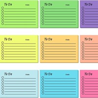 Venta Directa de Fábrica, Paquete de Notas Adhesivas Multicolores, Planificador Diario, Notas Adhesivas para la Lista de Tareas del Escritorio