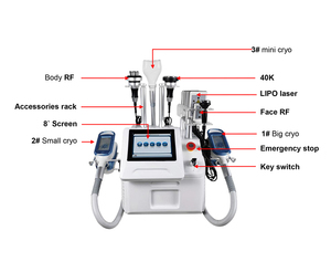 Cryolipolyse portative de thérapie de graisse de cryo amincissant la machine <span class=keywords><strong>criolipolisis</strong></span> 360 - Product Image 3