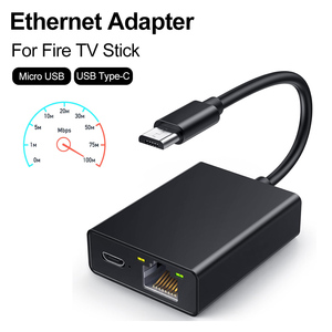 อะแดปเตอร์เครือข่ายอีเทอร์เน็ตสำหรับติดทีวีไฟไมโคร USB Type-C เพื่อ RJ45แจ็ค PCBA ยี่ห้อ4K <span class=keywords><strong>Chromecast</strong></span> <span class=keywords><strong>Google</strong></span> Home - Product Image 2