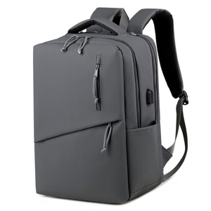 Mochila para portátil de gran capacidad, unisex, informal, con puerto de carga USB para viajes y trabajo - Product Image 3