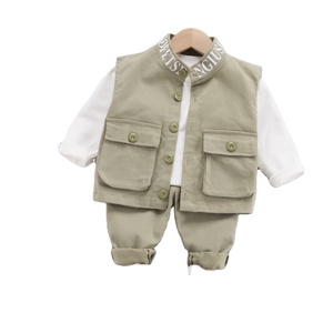 Nouvelle Collection : Ensembles de Vêtements pour Enfants – Manteaux Trench Grande Taille et Pantalons pour Garçons - Product Image 1