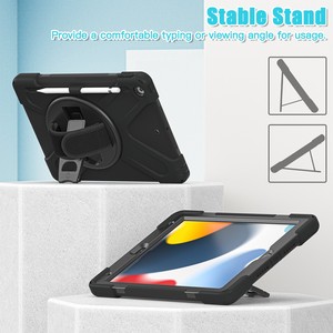 Étui robuste pour 10.2 9e génération housse pour <span class=keywords><strong>iPad</strong></span> 9.7 Air 3 10.5 <span class=keywords><strong>4</strong></span> 5 10.9 10e Pro 11 12.9 <span class=keywords><strong>Mini</strong></span> 6 <span class=keywords><strong>Smart</strong></span> <span class=keywords><strong>Cover</strong></span> avec fente pour stylo - Product Image 6