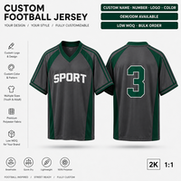 Jersey Sepak Bola Minimalis OEM Sublimasi, Model Longgar, Ringan, untuk Latihan dan Streetwear