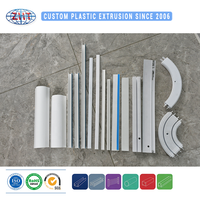 Profilé en PVC extrudé sur mesure pour rail de rideau de plafond et guide de volet roulant