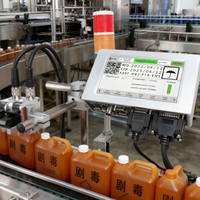 Imprimante de codage à jet d'encre en ligne Docod OEM/ODM T210E 25,4 mm pour l'impression de logos, de textes, de dates et de codes de lots sur les produits alimentaires et électroniques