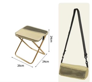 Portable Ultralight Mini \<strong\>Folding\</strong\> Stool for Outdoor \<strong\>Camping\</strong\> Foldable \<strong\>Chair\</strong\> Stool Pocket Fishing Hiking Beach Park Travel - Product Image 2