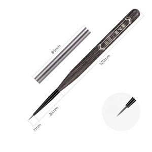 Ingéniosité série manucure professionnelle Nail Art ensemble <span class=keywords><strong>de</strong></span> pinceaux haute PBT Nylon Gel Liner brosse ovale en bois peinture brosse sertie - Product Image 2