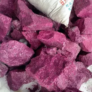 Wholesale Crystal Spiritual Raw Crystal Stones Natur Rose Red Rubine Rough Stone For Decor