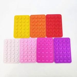 Super Strong Silicone <b>Suction</b> Mobile Phone Charging Stand 24 <b>Small</b> Square Mobile Phone Holder - Product Image 4