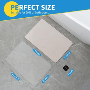 CF BDMB72 <span class=keywords><strong>Alfombra</strong></span> de baño súper absorbente de secado rápido con agua <span class=keywords><strong>Alfombra</strong></span> de <span class=keywords><strong>ducha</strong></span> <span class=keywords><strong>Alfombra</strong></span> de baño antideslizante de piedra de tierra de diatomita para Baño - Product Image 6