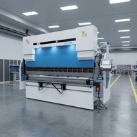 Presse plieuse électro-hydraulique BOST de haute qualité 125 tonnes pour tôles, 3,2m, 4m, 6m, en acier inoxydable, commande CNC, servo-assistée