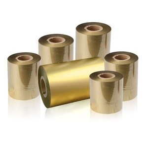 Tùy chỉnh kích thước màu đỏ bóng Vàng sáp nhựa truyền nhiệt <span class=keywords><strong>Ribbon</strong></span> cho in Quà Tặng tương thích zhiye zy13 - Product Image 4