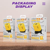 Chargeur de voyage électrique USB 120W QC5.0 Charge rapide Prise murale EU/US/UK avec port Type-C pour téléphones mobiles et tablettes