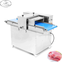 Nouvelle machine automatique de découpe de viande fraîche pour poulet désossé, porc, mouton, bœuf, capacité de 1200 kg/h, épaisseur personnalisée