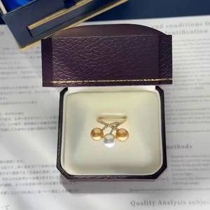 Support de bague en argent S925 pour accessoires de perles DIY, support de bijoux tendance en coquillage vide rond de 10 à 13 mm pour femmes - Product Image 4