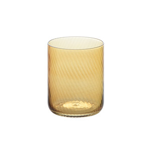 Vaso de Agua M1934, Vidrio Soplado en Espiral Color Ámbar, 41 cl, Artículos de Bar para Restaurantes y Hoteles, Venta al Por Mayor - Product Image 1