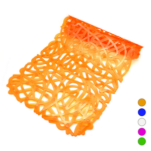 Tapis de bain 72x36 cm orange antidérapant pour la protection du sol de la salle de bain - Product Image 1