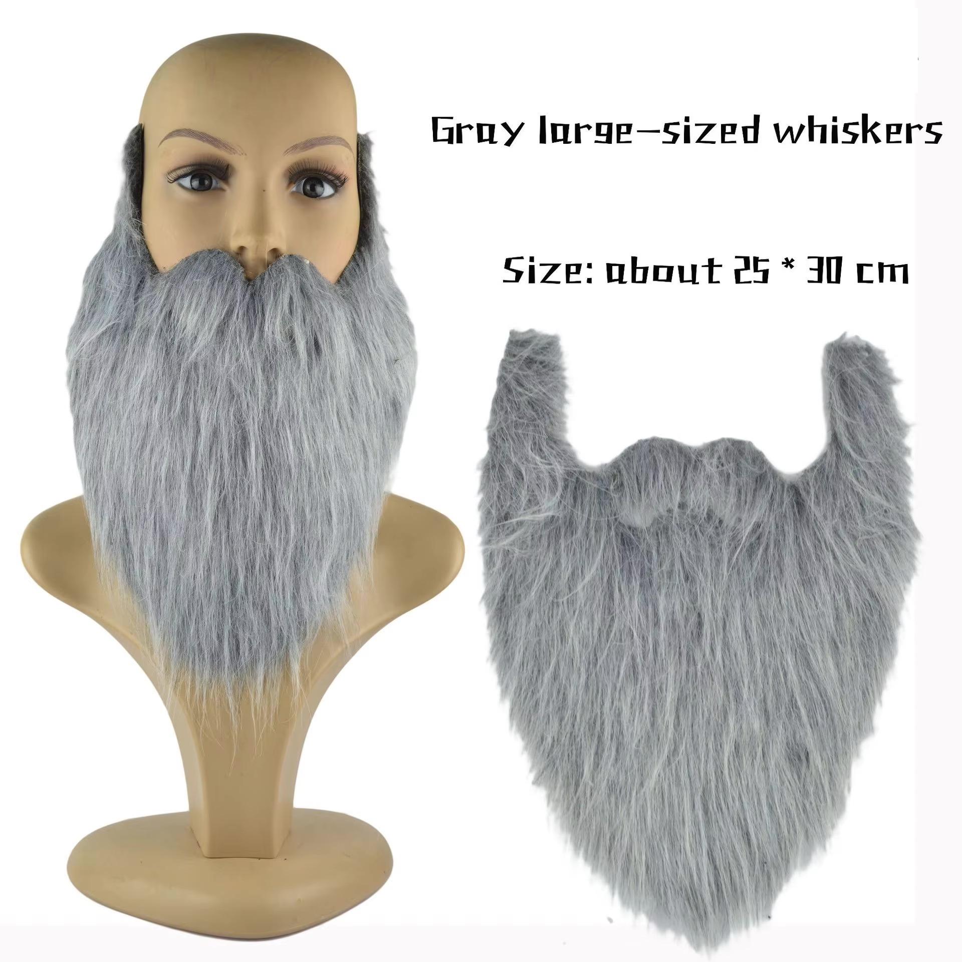 Opp grand homme barbu-gris-taille unique