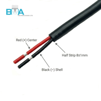 1,2M UL2464 DC-Stromkabel 5,5*2,5mm Stecker auf Offenes Kabelende 18AWG DC-Verlängerungskabel für Adapter LED-Geräte Stromversorgung