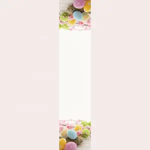 Цветная Пасхальная настольная дорожка с рисунком в виде яйца для украшения обеденного стола, уличная и внутренняя настольная дорожка