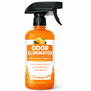 Eliminador de Olores de Mascotas para Orina de Perro y Gato |   Quitamanchas para Alfombras con Aceite Natural de Naranja |   Desodorante Cítrico - Product Image 1