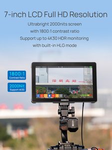 <span class=keywords><strong>Monitor</strong></span> de Cámara SHIMBOL <span class=keywords><strong>M7</strong></span> Memory Master de 7 Pulgadas 4K 16:9, Gama de Color P3, Interfaz D-SUB, Nuevo - Product Image 3