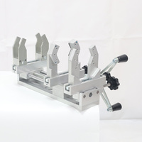 Machine à souder par fusion de prises portables, gabarit de suspension, 20-63 mm, tuyau en plastique PE/PP/PVDF/PB, soudage de tubes, 4 pinces